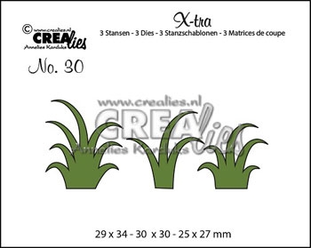  Crealies Die Græs 29x34-30x30-25x27mm